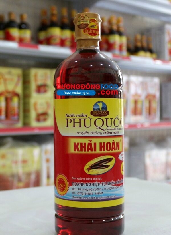 Nước mắm Khải Hoàn 43 đạm – chai 1000ml