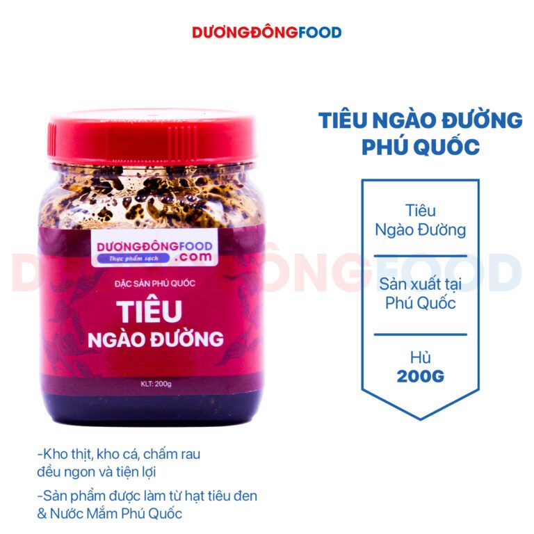 Tiêu ngào đường_kho tiêu, kho quẹt 200g